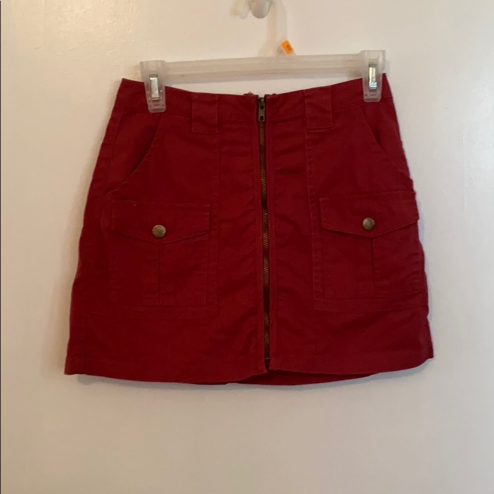 Maroon skirt